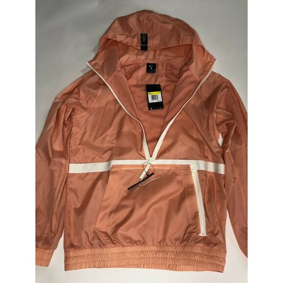 Nike DNA Jacket Mens Pink Half Zip Color Block Outdoor Active Wear BV9358 606 S - Picture 7 of 12